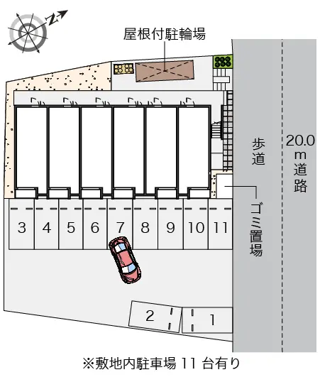 ★手数料０円★朝倉市甘木 月極駐車場